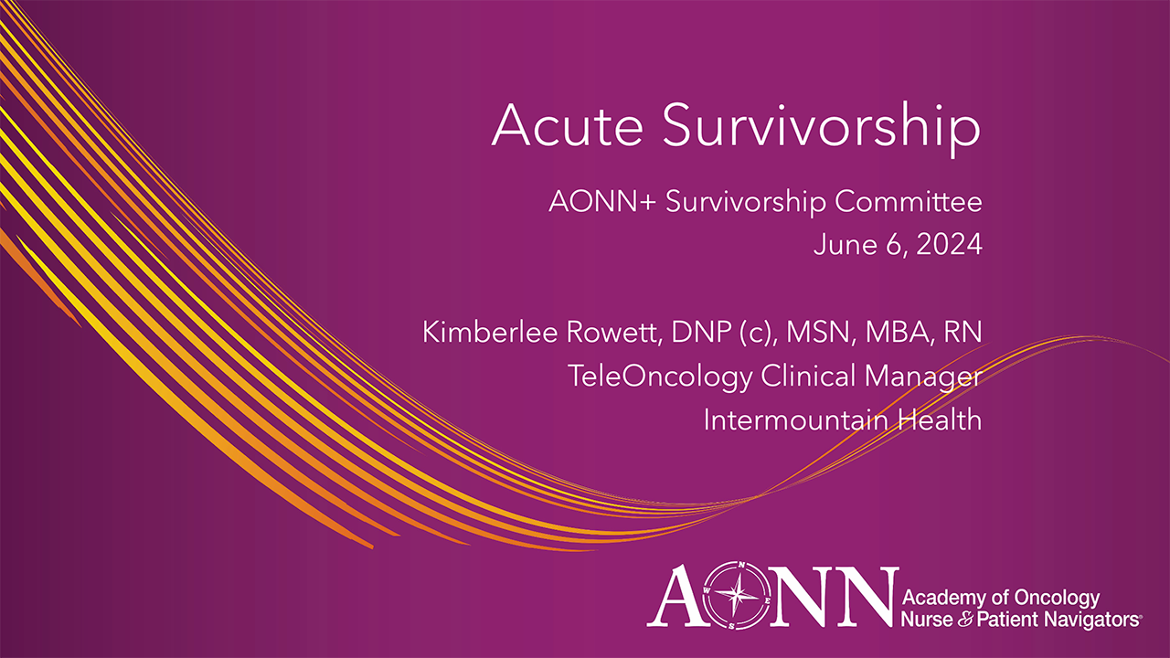 Acute Survivorship