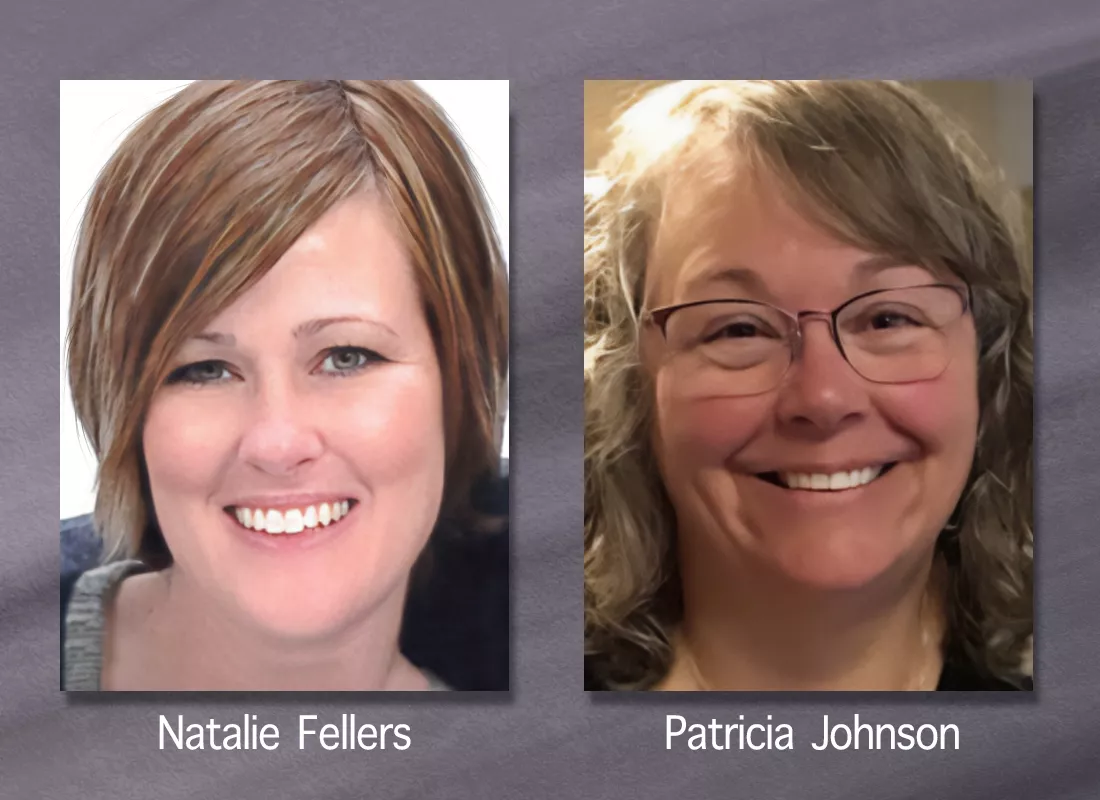 Natalie Feller and Patricia Johnson