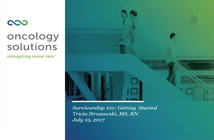 Survivorship 101: Getting Started