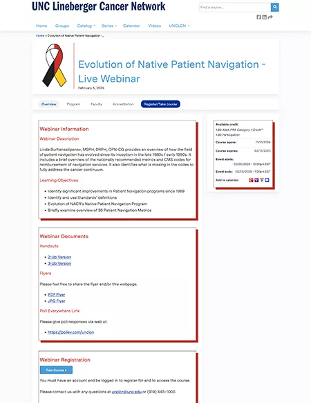 Evolution of Native Patient Navigation - Live Webinar 