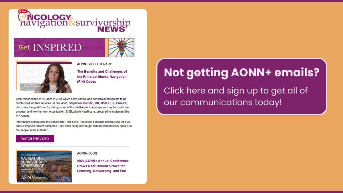 Get AONN+ emails!