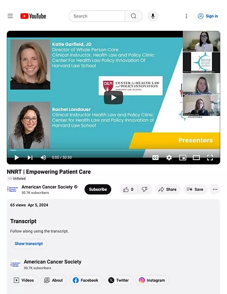 National Navigation Roundtable: Empowering Patient Care: Navigating the CMS Cost Share Landscape With PIN Services in the PFS 2024